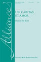 Ubi Caritas et Amor TTBB choral sheet music cover